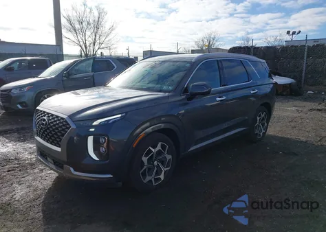 2022 Hyundai Palisade Calligraphy z USA, uszkodzony, nr VIN KM8R7DHE2NU423975
